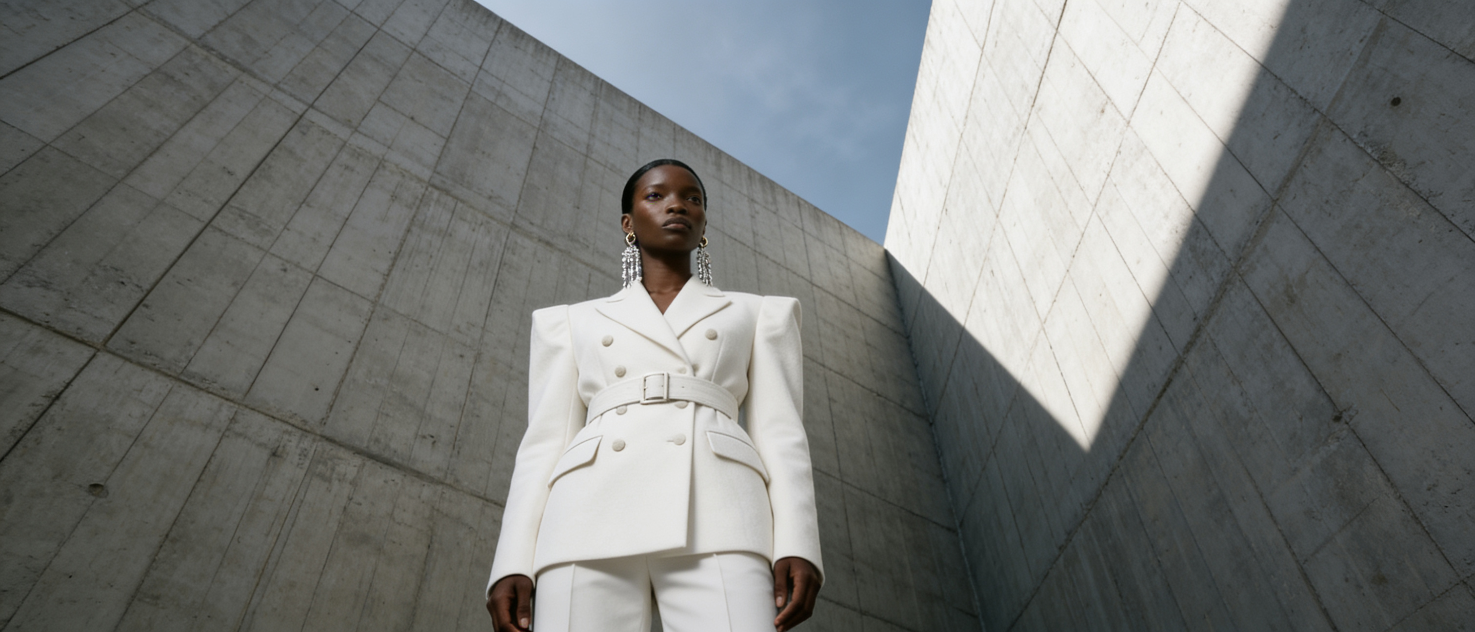 Mirrorless fashion editorial concept still.